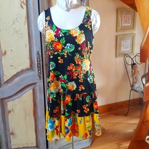 Flowered Sleeveless deess